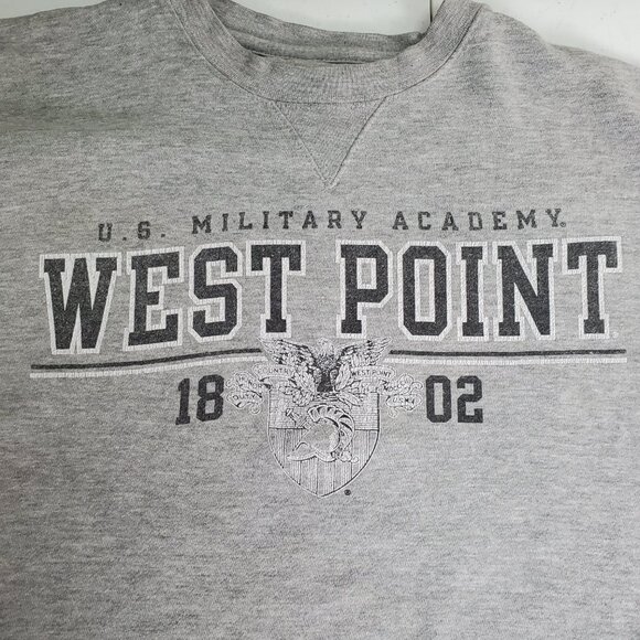 West Point Military Academy Gear for Sports Tag Sweatshirt Gray Size S - Picture 3 of 7